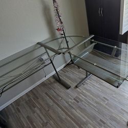 Glass Desk