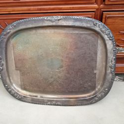 Antique Bronze Tray,