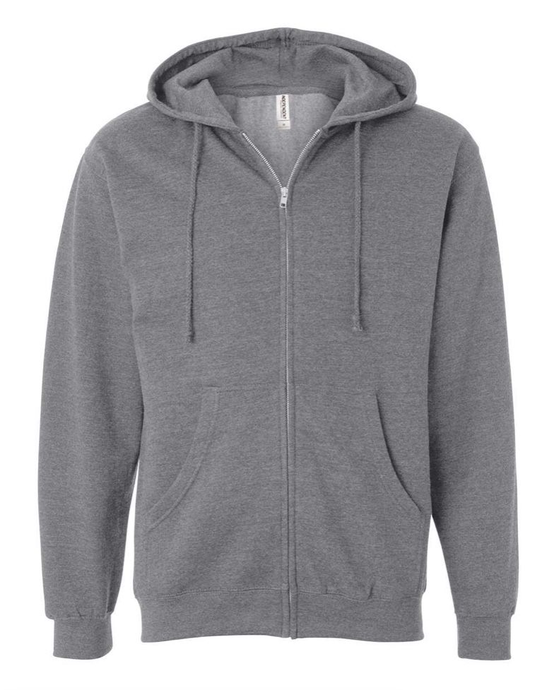 Women’s Gray Zip Up Hooded Sweatshirt Size Small