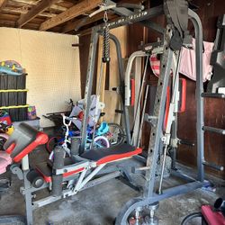 Squat Rack With Bench 