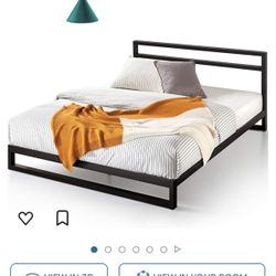 King Size Bed frame (& Mattress Optional!) 