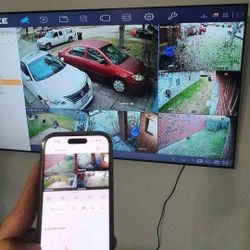 6 CAMARAS D SEGURIDAD-SURVEILLANCE SYSTEMS