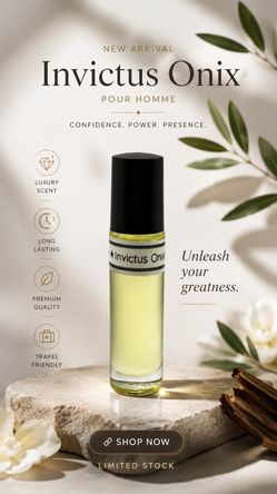 🔥 Invictus Onyx + Pheromones Cologne 🔥 Long Lasting Men’s Fragrance