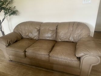Leather sofas