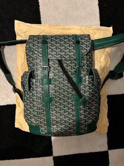 Green luxury backpack