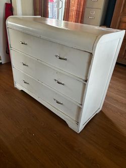 Vintage Waterfall Dresser