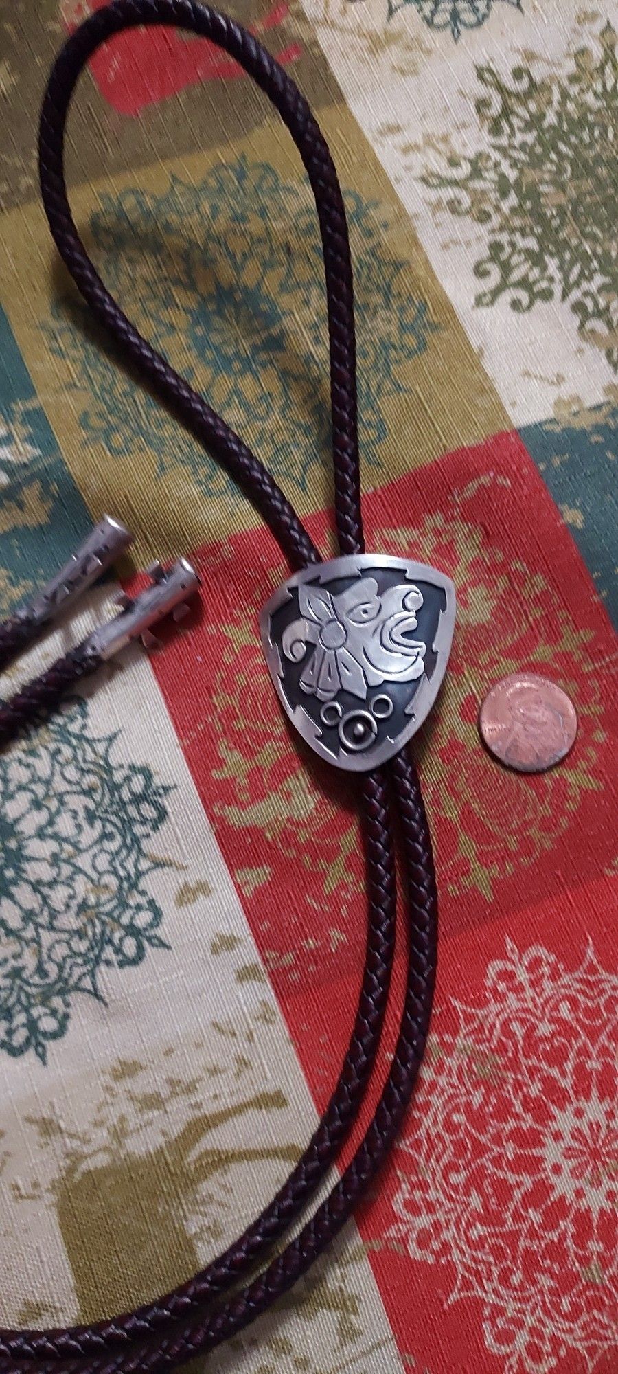 Sterling Silver 925 Taxco Mexico Bolo Tie