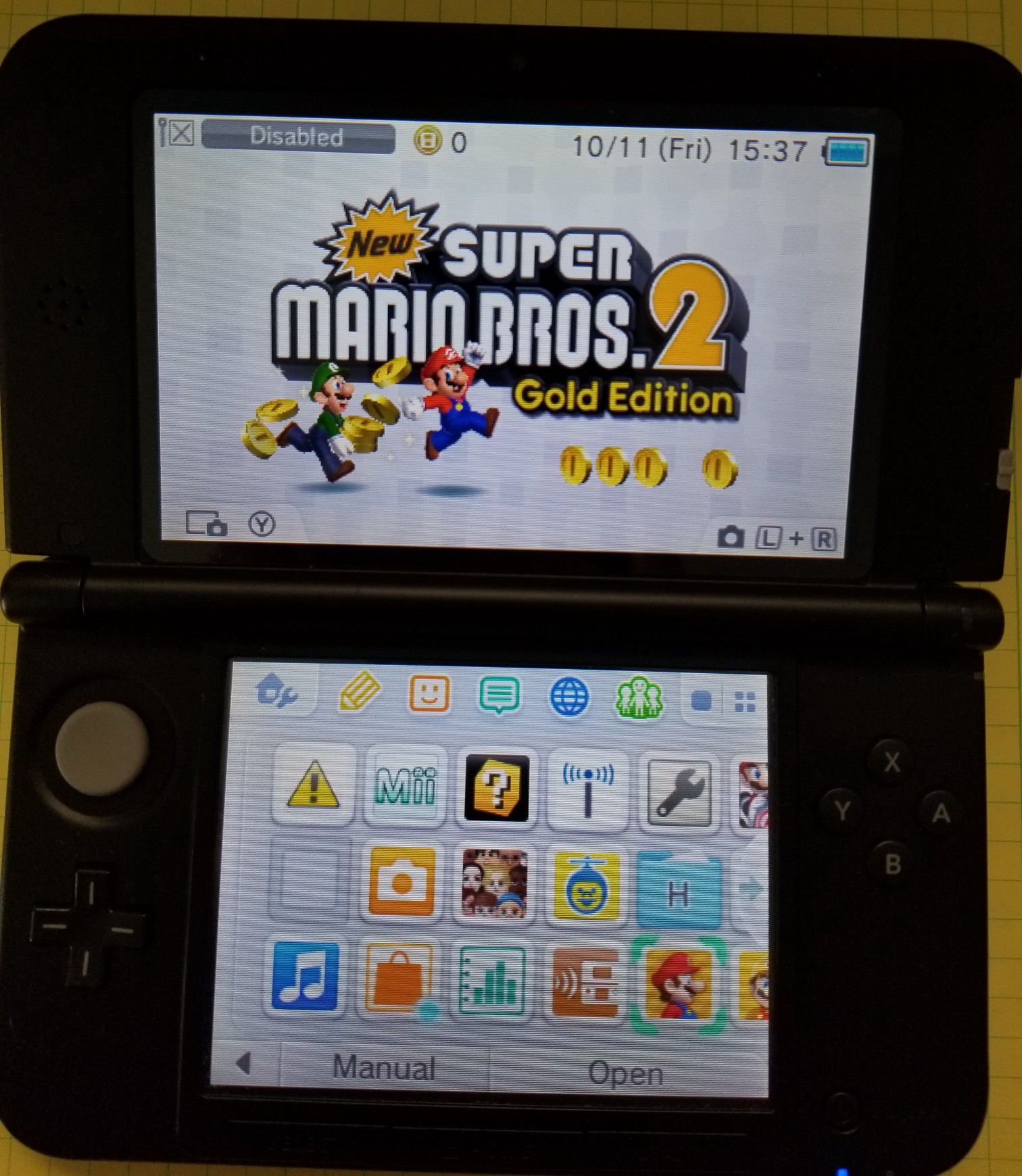 Modded Nintendo 3DS XL with Custom Firmware CFW