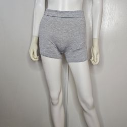 Forever 21 Gray High-Waisted Workout Shorts Activewear Size S