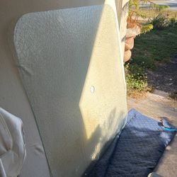 Outdoor Glass Table With Whole For Umbrella 