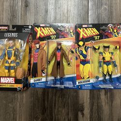 Marvel Legends X-Men 97 Wolverine, Gambit, and Cable