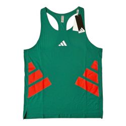 Adidas Adizero Singlet Running All Time Classics Men's M KA6338 NWT Green Red