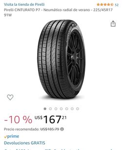 Pirelli Cintauro P7 225/45r17 Muy Buenas Gomas