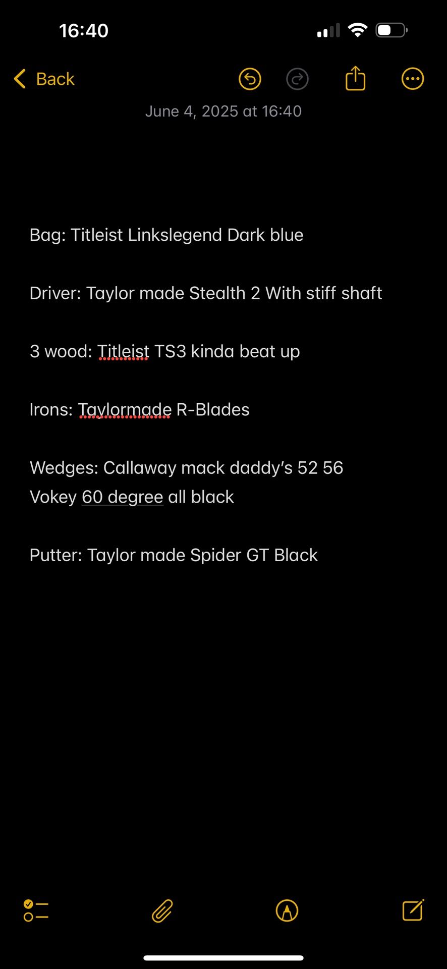 Golf set