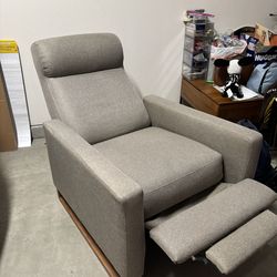 Grey Living Spaces Recliner Chair