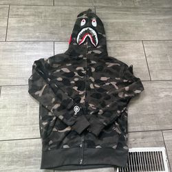 Bape hoodie black & Grey