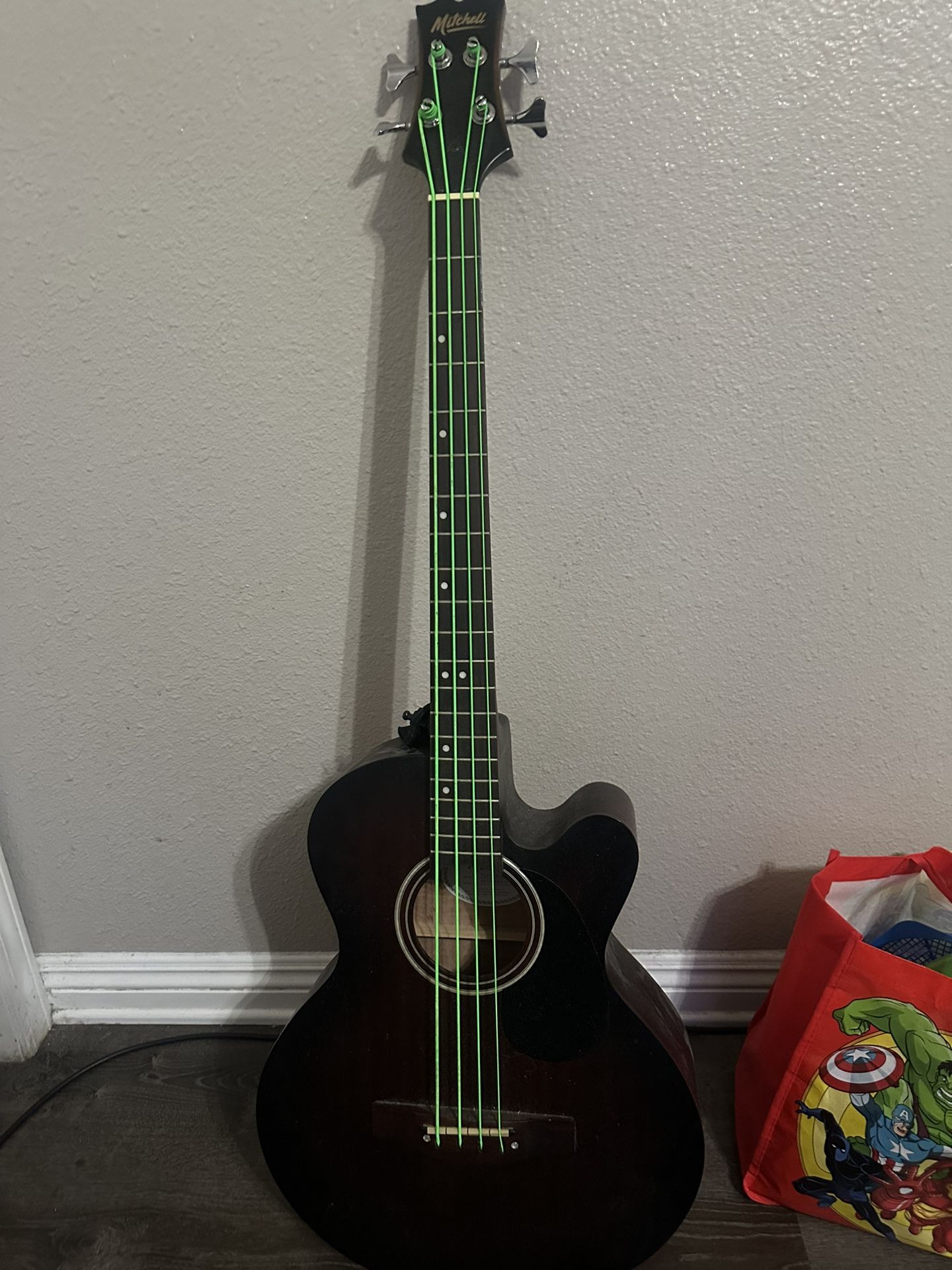 Mitchell Electric-Acoustic Bass Guitar