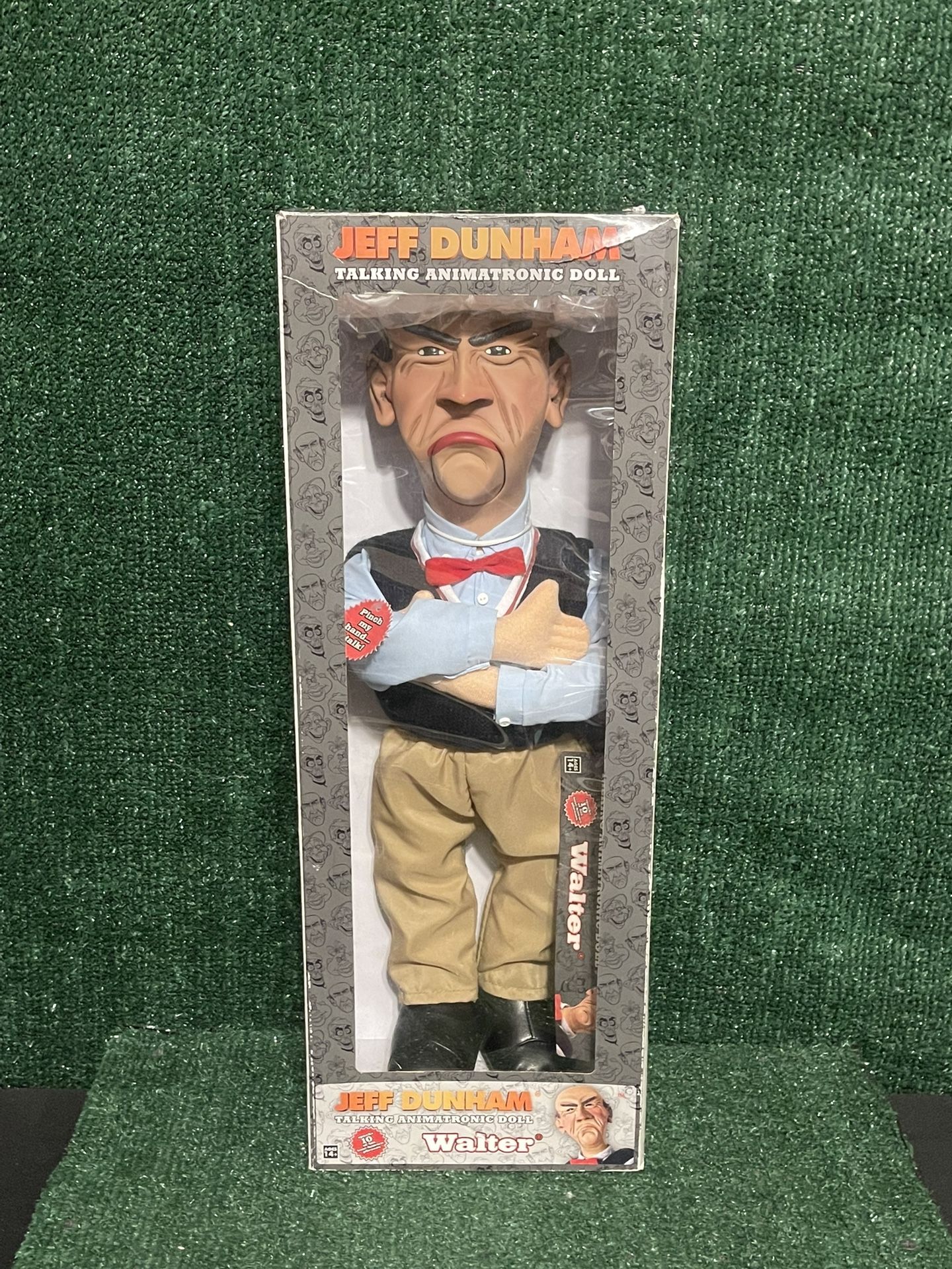 Official Jeff Dunham Talking Walter Doll New In Box. Fast Shipping!Tested & Work