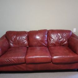 Red Leather Furniture 