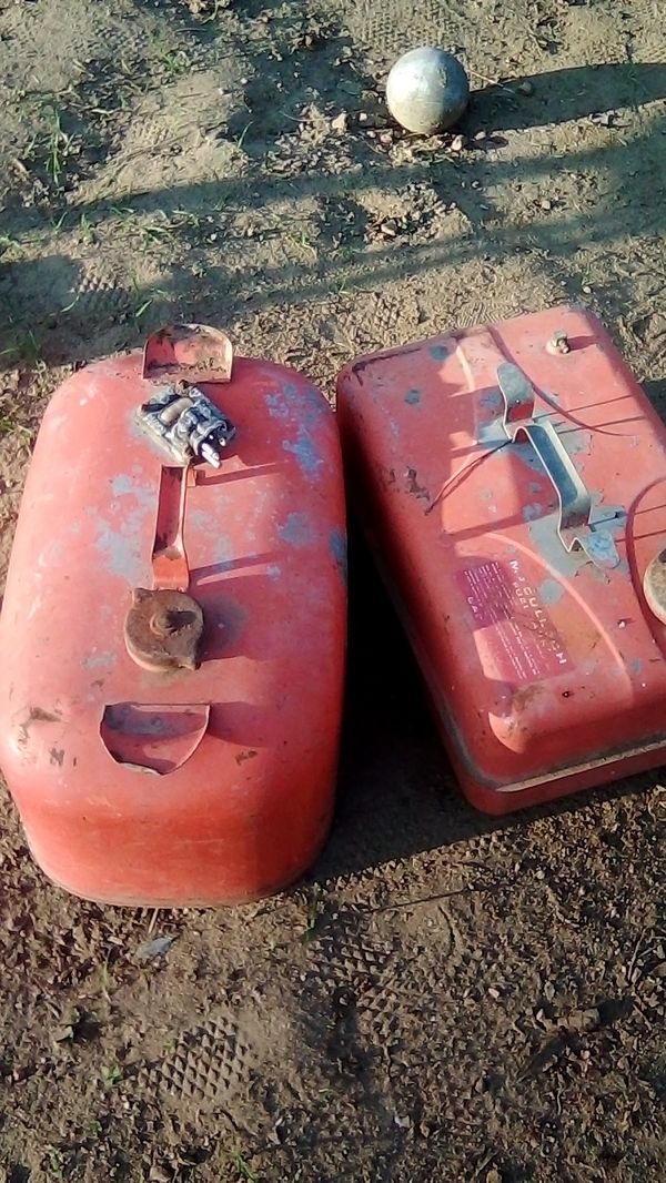 2 vintage boat gas tanks 15 for both for Sale in Fresno, CA OfferUp