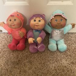 TRIPLE CABBAGE PATCH KIDS DOLLS 