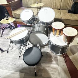 Ashthorpe 5-Piece Complete Junior Drum Set