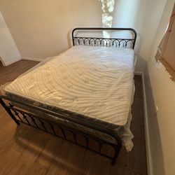 Bed frame and Mattress