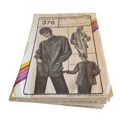 Stretch & Sew 376 Easy Cardigans Sewing Pattern 1987 - Uncut - Used