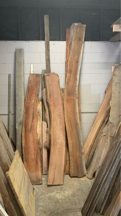 Live edge and reclaimed wood for sale