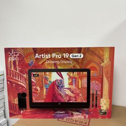 XP-Pen Artist Pro 19 (Gen 2) Graphics Drawing Tablet 4K Display 16384 Levels