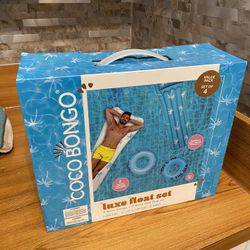 4pcs Tropical Palm Pool Floatie Set