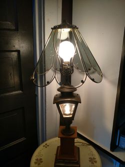 Vintage Lantern Style Lamp