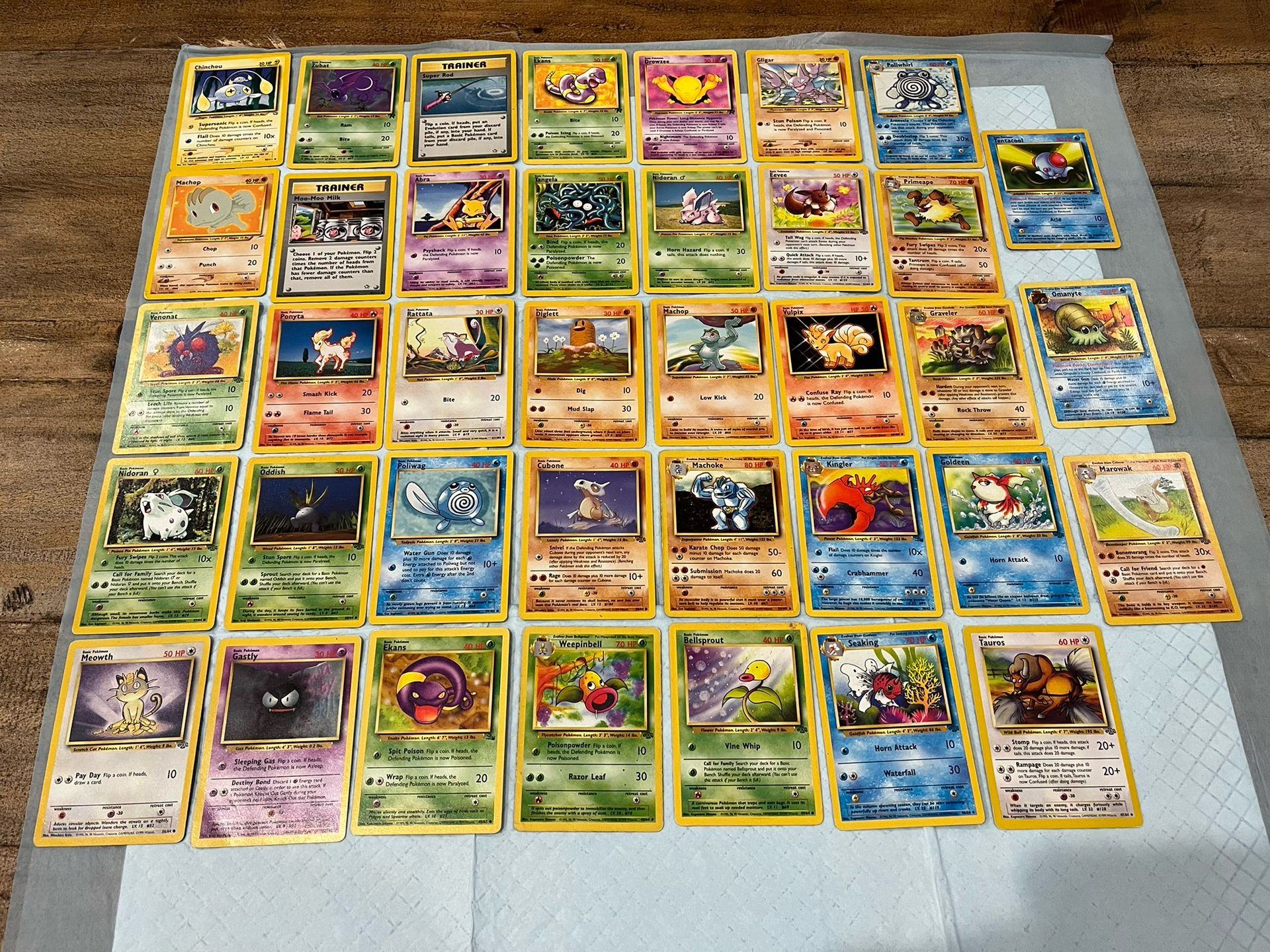 38 Assorted WOTC Pokemon Cards 