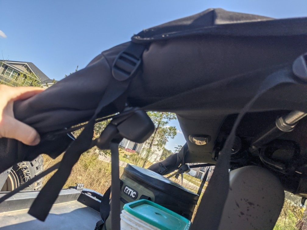Black Bimini Top for Jeep Wrangler 4dr