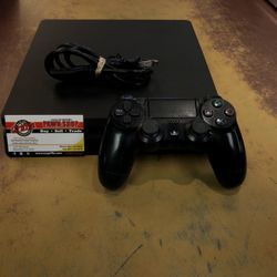1TB PS4 Slim W/ Controller, Power Cord & Charger Cord