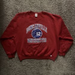 red sweatshirt 