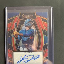 Josue De Paula Autographed MLB Trading Card