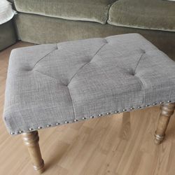 Bench /Ottoman Wood Legs