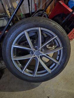 new tire and rim    $50.00