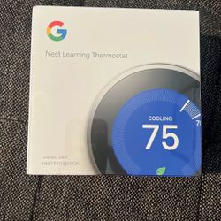 Nest Learning Thermostat (stainless Steel Pro Edition)