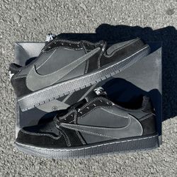 Jordan 1 Low Travis Scott Black Phantom 
