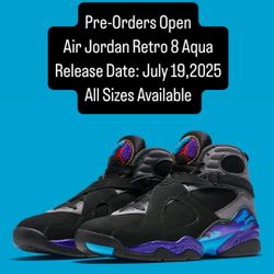 Air Jordan Retro 8 Aqua
