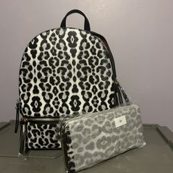 Leopard Print Shoulder Bag 