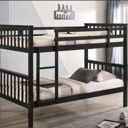 Brand New Twin Over Twin Size Bunk Bed Frame  - No Mattress Included 