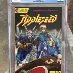 Appleseed #1 (1988) CGC 9.8 — White Pages; Highest Graded 1of 2; Eclipse Comics