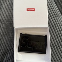 Supreme Card Holder Genuine Leather NEW 