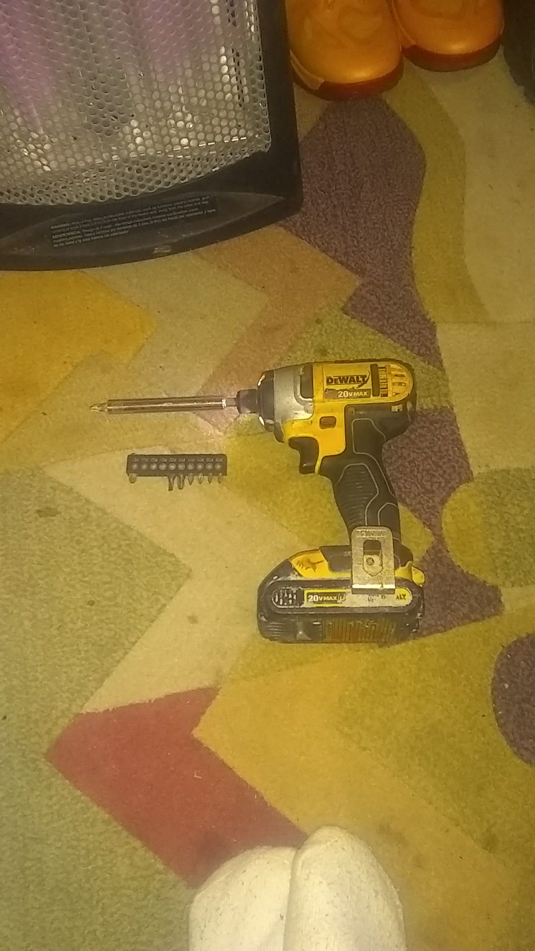 Dewalts drill and heads, no charger