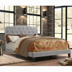 QUEEN BED FRAME NO MATTRESS  NEW IN THE BOX 