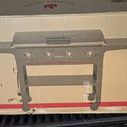 Nexgrill Daytona 4-Burner Propane Gas Griddle with Lid in Black