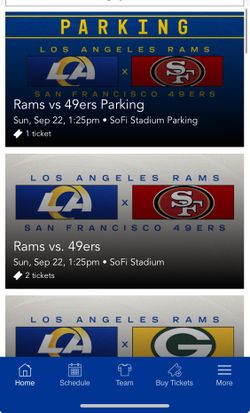 49ers tickets 2021 (Rams Vs San Francisco 49ers Tix Tickets 450